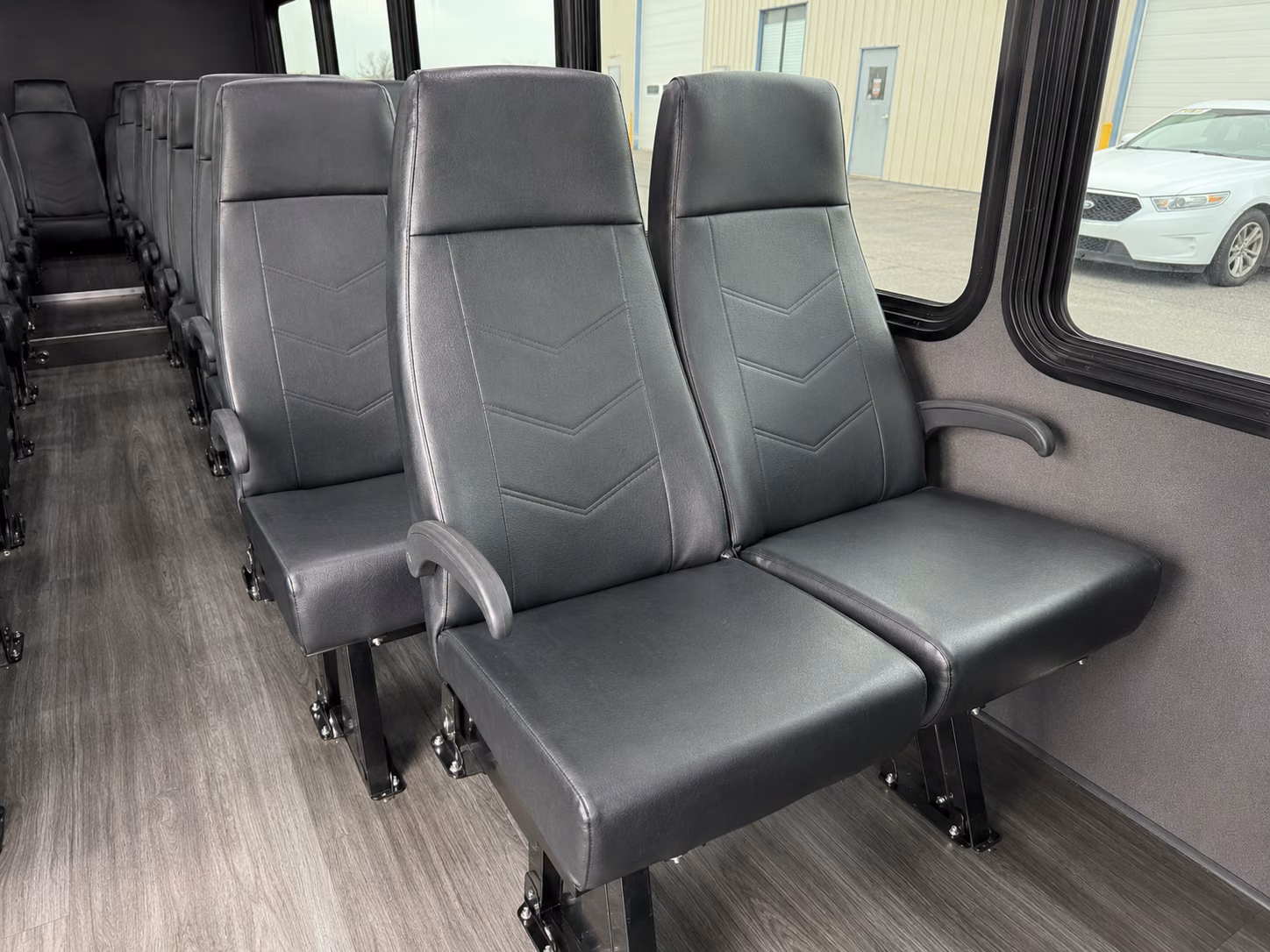 18 passenger minibus inside