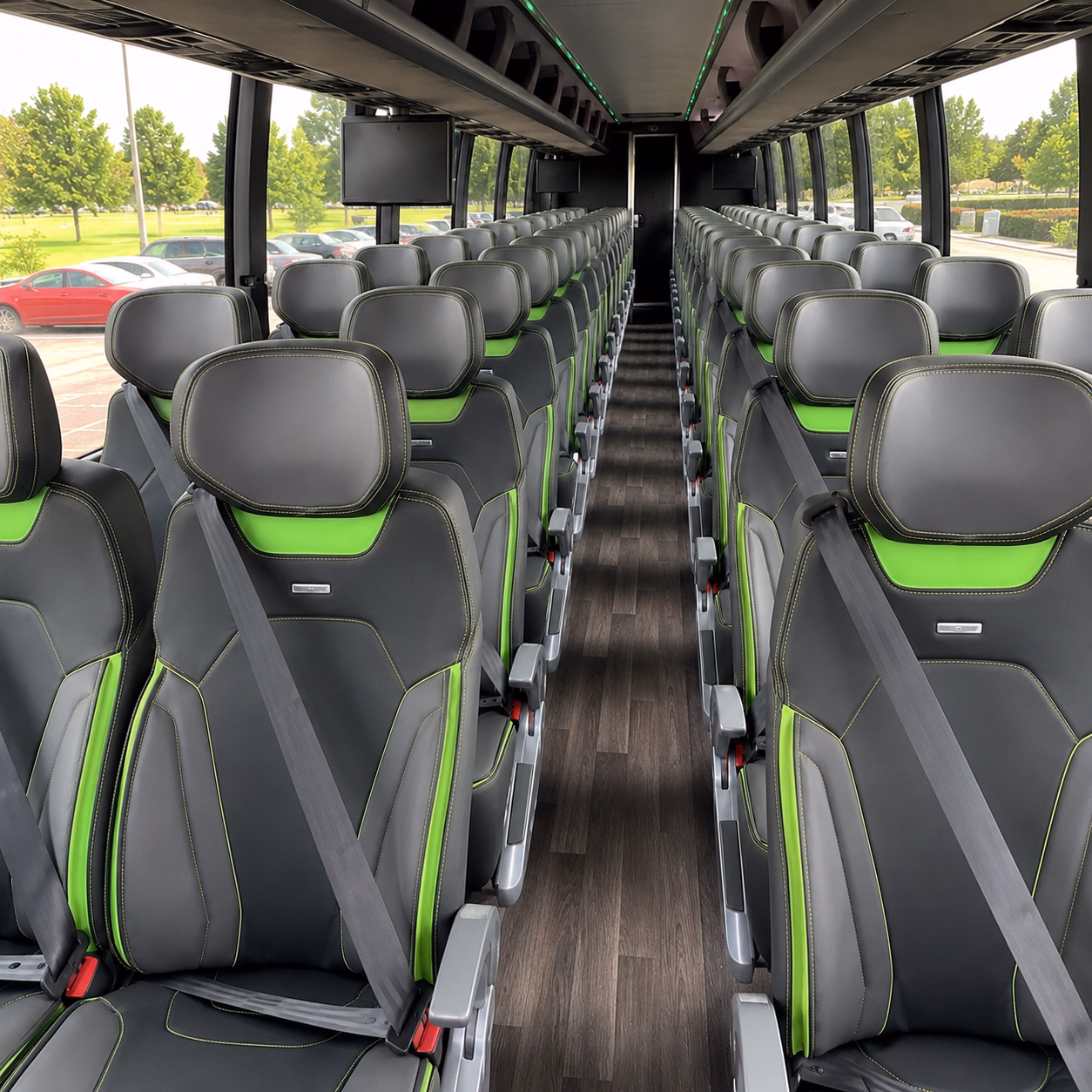 milwaukee charter bus interior gallery